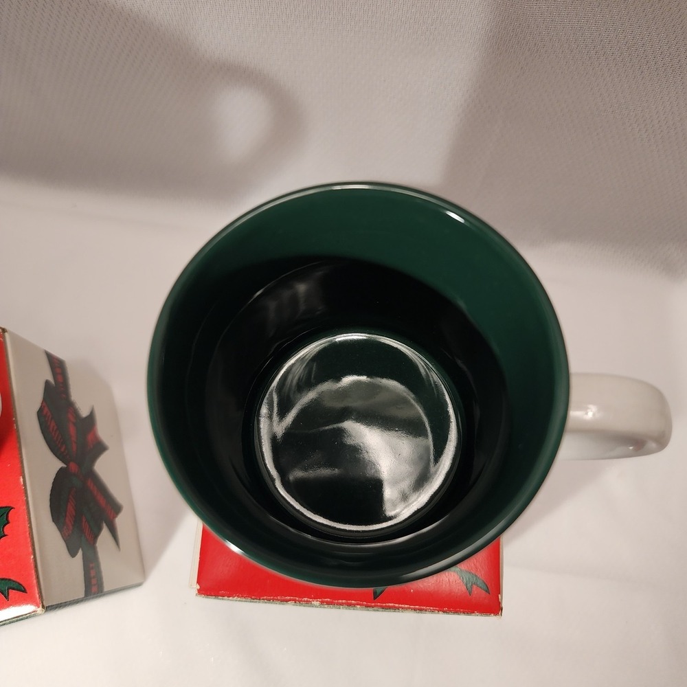 Christmas Set of 2 Potpourri Press Mugs New in the box 1988 Nostalgic - Picture 3 of 8